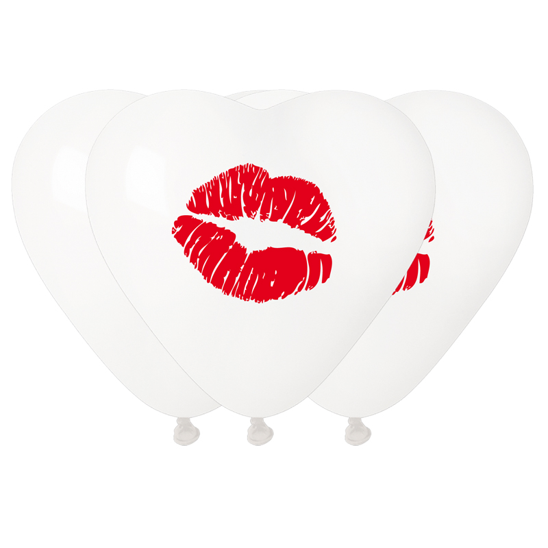 10 BALLONS KISS ME : décoration et accessoires pas cher pour organiser une  soirée à thème.