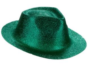 Bande à chapeau - Paillette vert / violet