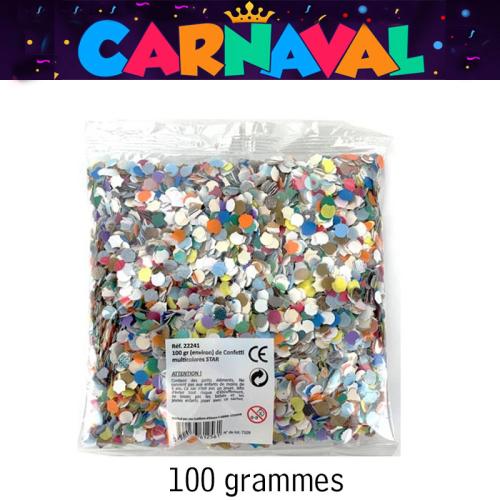 confettis carnaval papier