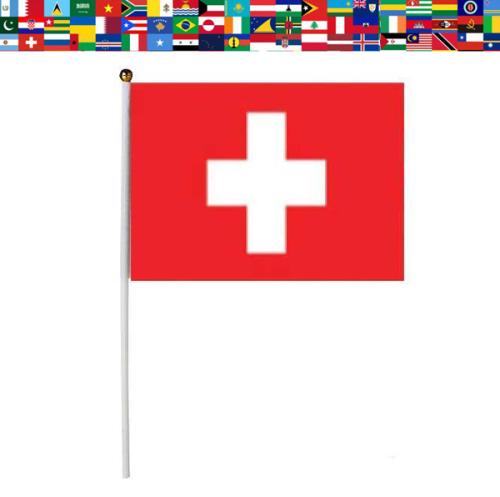 drapeau a agiter suisse synthétique