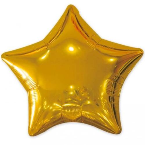 ballon étoile or métal aluminium