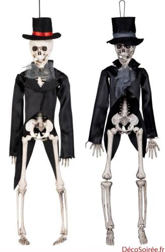 déco squelette halloween