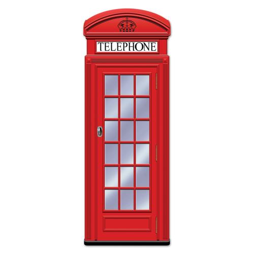 cabine téléphonique anglaise carton