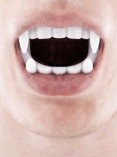 dentier vampire plastique