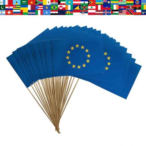 drapeau a agiter europe papier