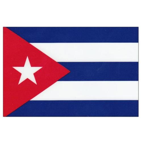 DRAPEAU CUBA EN TISSU DE 150CMX90CM