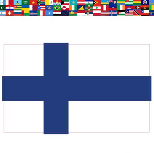 drapeau FINLAND TISSU