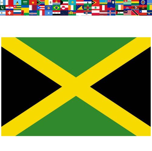 drapeau jamaique tissu