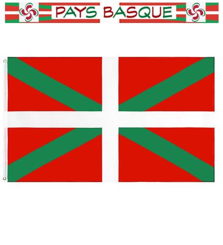 drapeau pays basque tissu