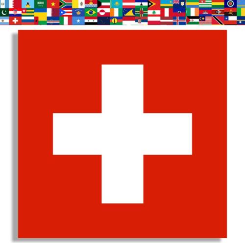 drapeau suisse en tissu