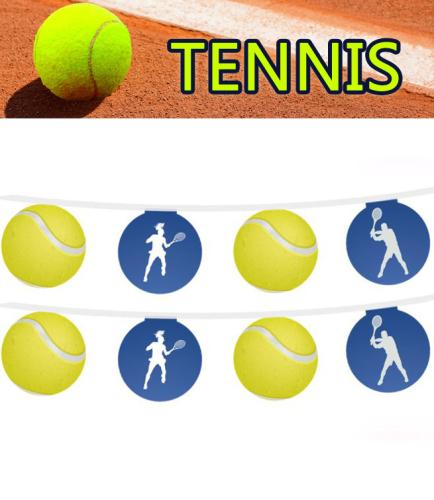 guirlande déco tennis