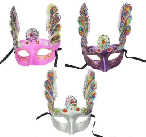 masque ailes carnaval plastique
