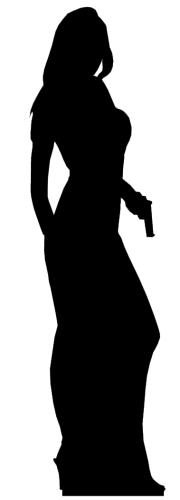 SILHOUETTE FEMME ACTRICE