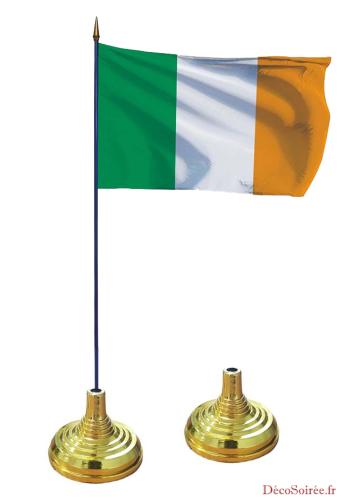 socle drapeau irlande plastique