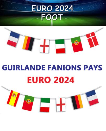 guirlande de foot euro foot 2024